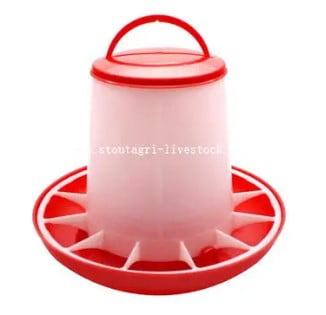 Comedouro Plástico P/aves Redondo 6kg - Agrozootec