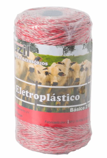 Fio Eletroplástico Vermelho 500mt - Fuzil