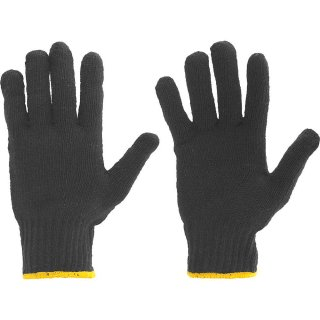 Luva Malha 4 Fios Preta - Vonder