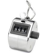 Contador De Rebanho Manual Cromado - Walmur