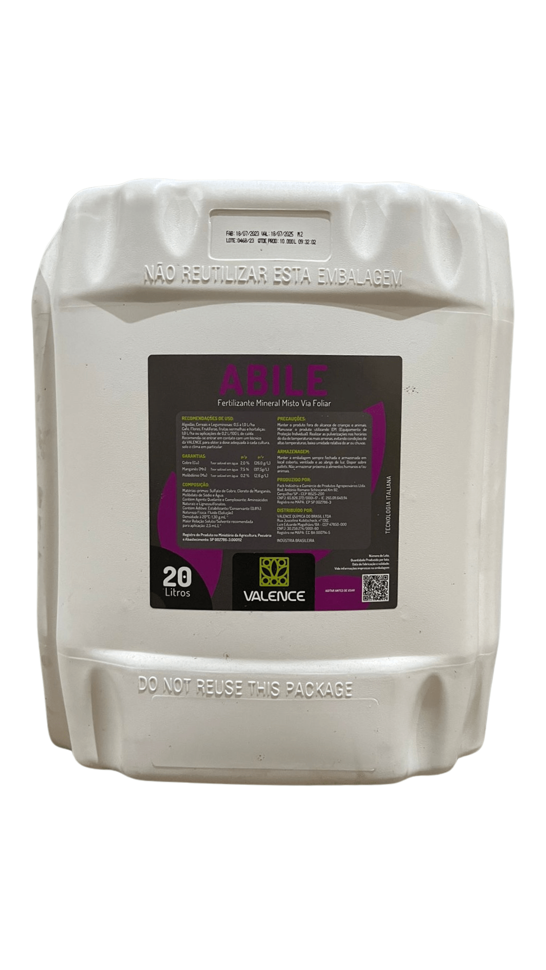 Fert Foliar Abile 20l - Valence
