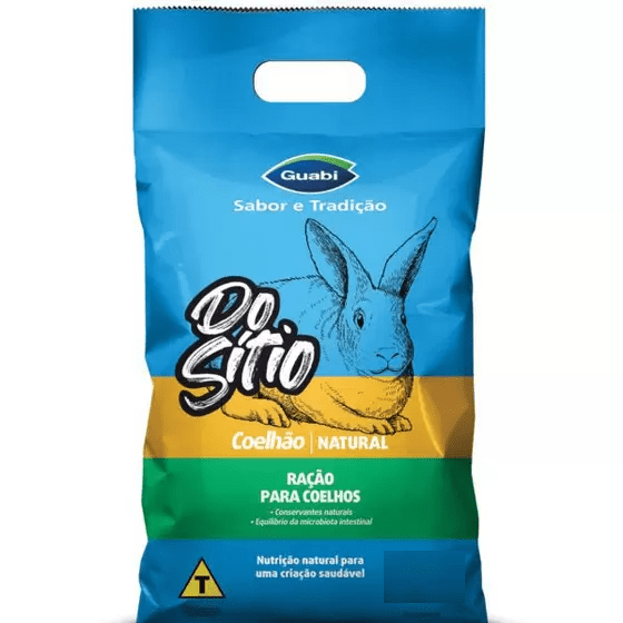 Ração Coelhão Natural P 20kg - Guabi