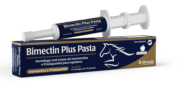 Bimectin Plus Pasta Vermífugo Para Equinos 10g - Bimeda