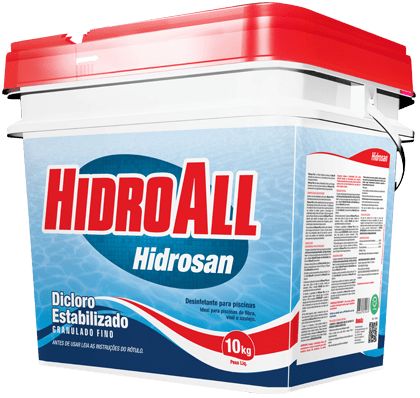 Cloro Granulado Hidrosan 10kg - Hidroall