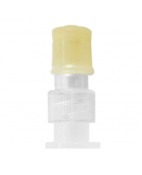Adaptador Com Conector Prn Amarelo Para Scalp E Cateter - La Vet