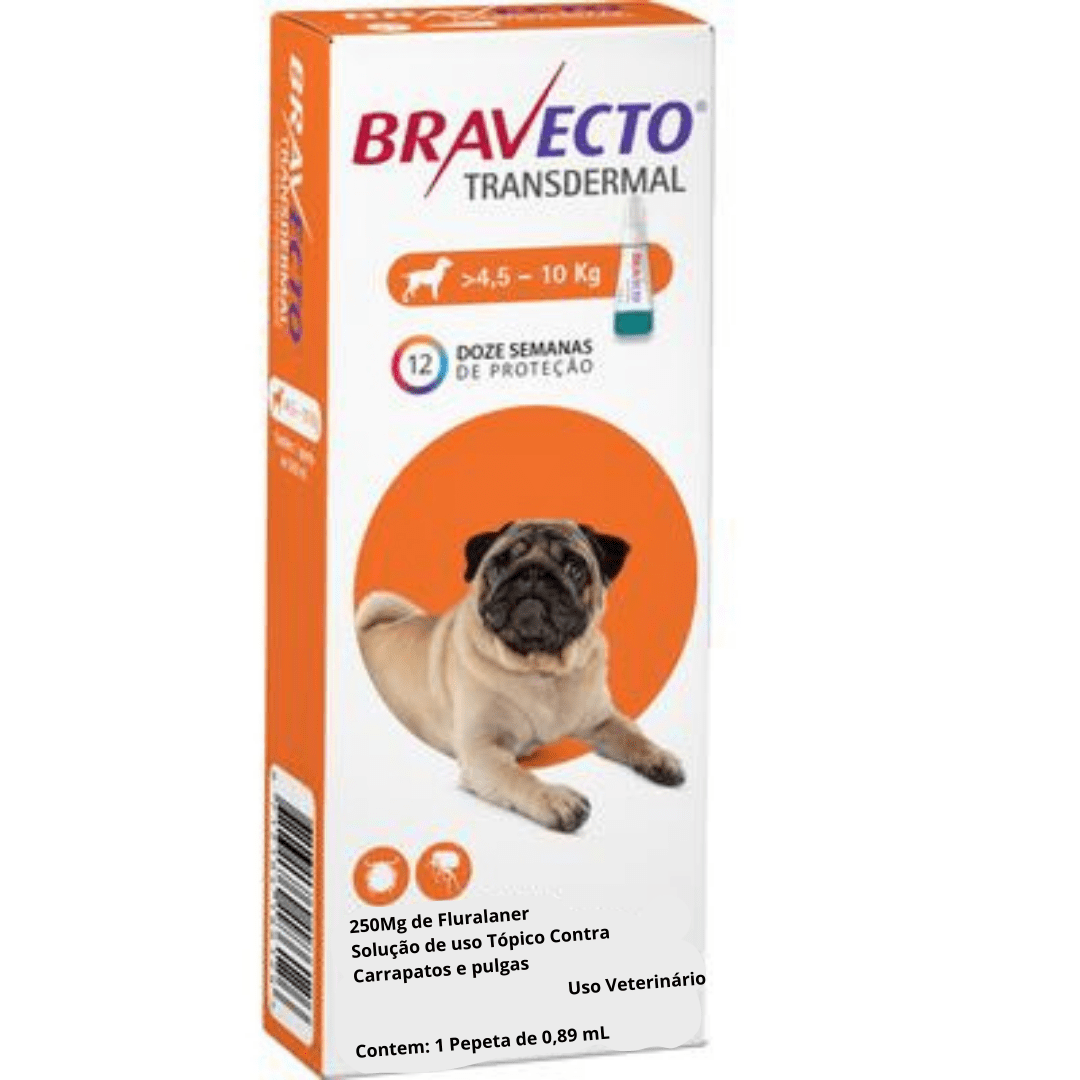 Bravecto 1000mg (4,5 Até 10kg) - Msd