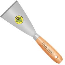 Espátula Rígida 6cm C/cabo Madeira - Tramontina