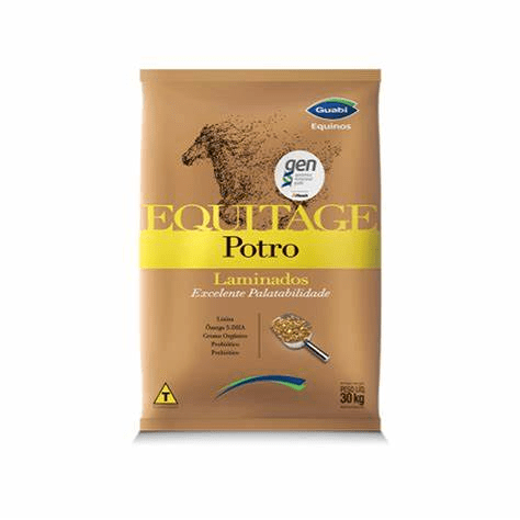 Ração Equitage Potro Laminados 30kg - Guabi