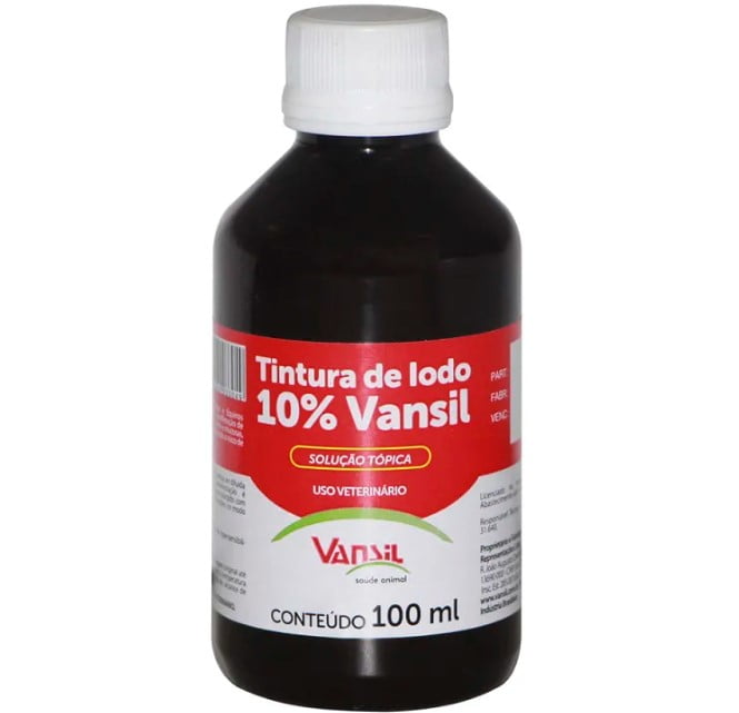Tintura De Iodo 10% 100ml - Vansil