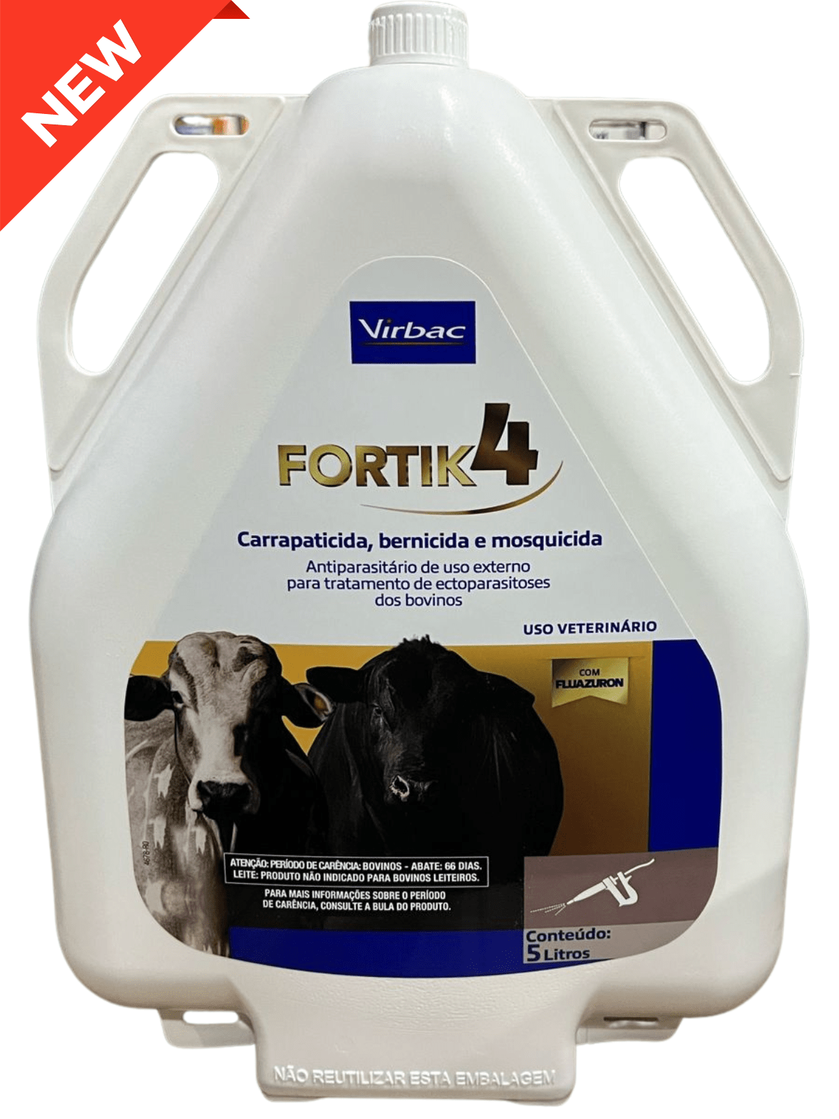 Fortik4 5lt Carrapaticida, Bernicida E Mosquicida - Virbac