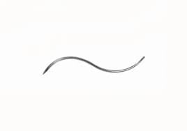 Agulha Sutura Em S 8cm Olho Redondo Kaber Aço Inox - Agrozootec