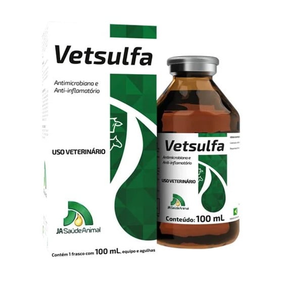 Vetsulfa 100ml - Ja Saúde Animal