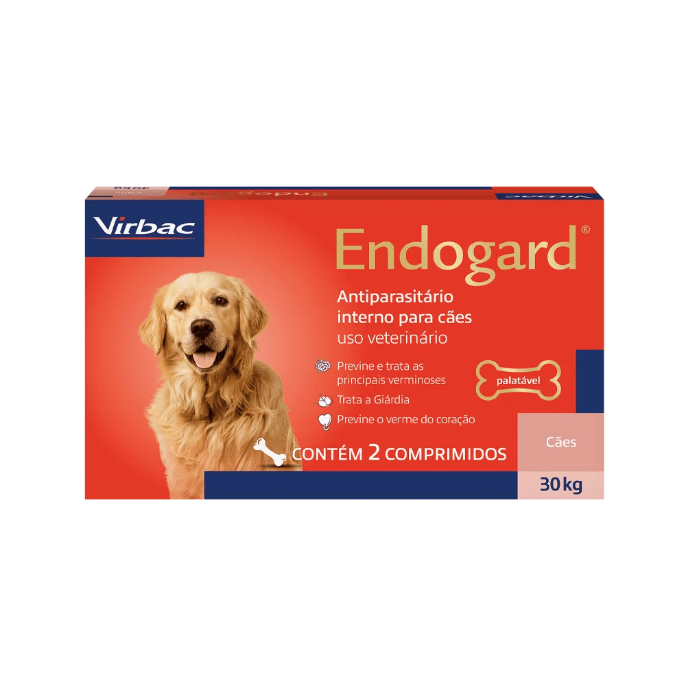 Endogard - 30kg C/ 2 Comp. - Virbac