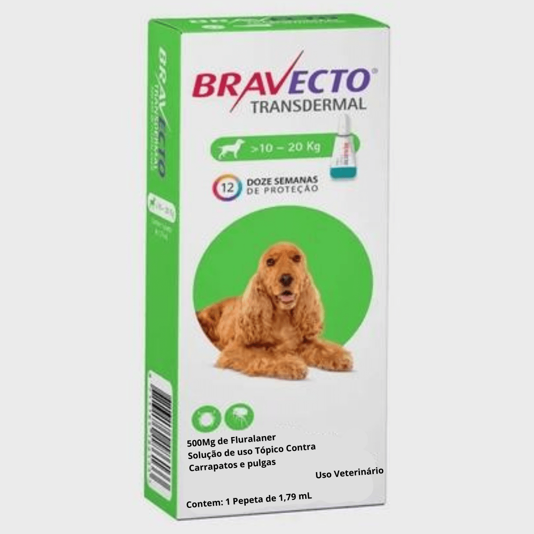 Bravecto 1000mg (10 Até 20kg) - Msd