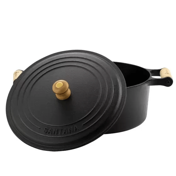 Caçarola 22 Tampa De Ferro Fs 50.5 - Santana
