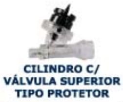 Cilindro Com Válvula Superior Vacinadora 5ml - Agrozootec