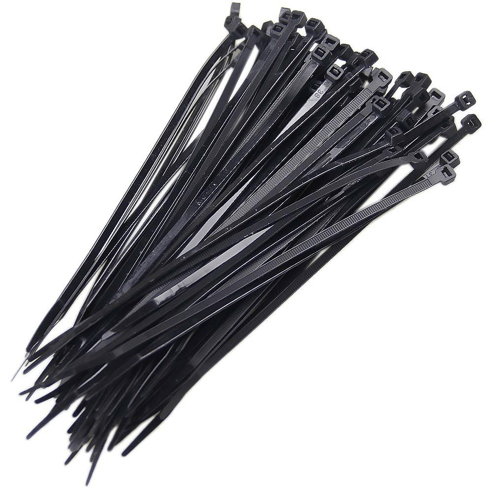 Abraçadeira Nylon Preta 200mmx2,5mm C/100 - Nove 54