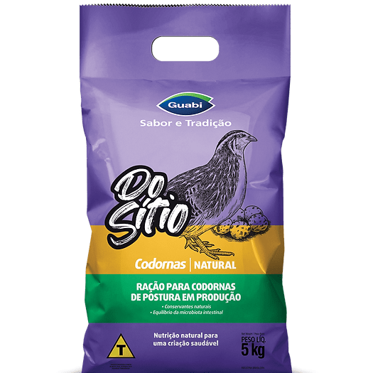 Ração Dosítio Codornas 5kg - Guabi