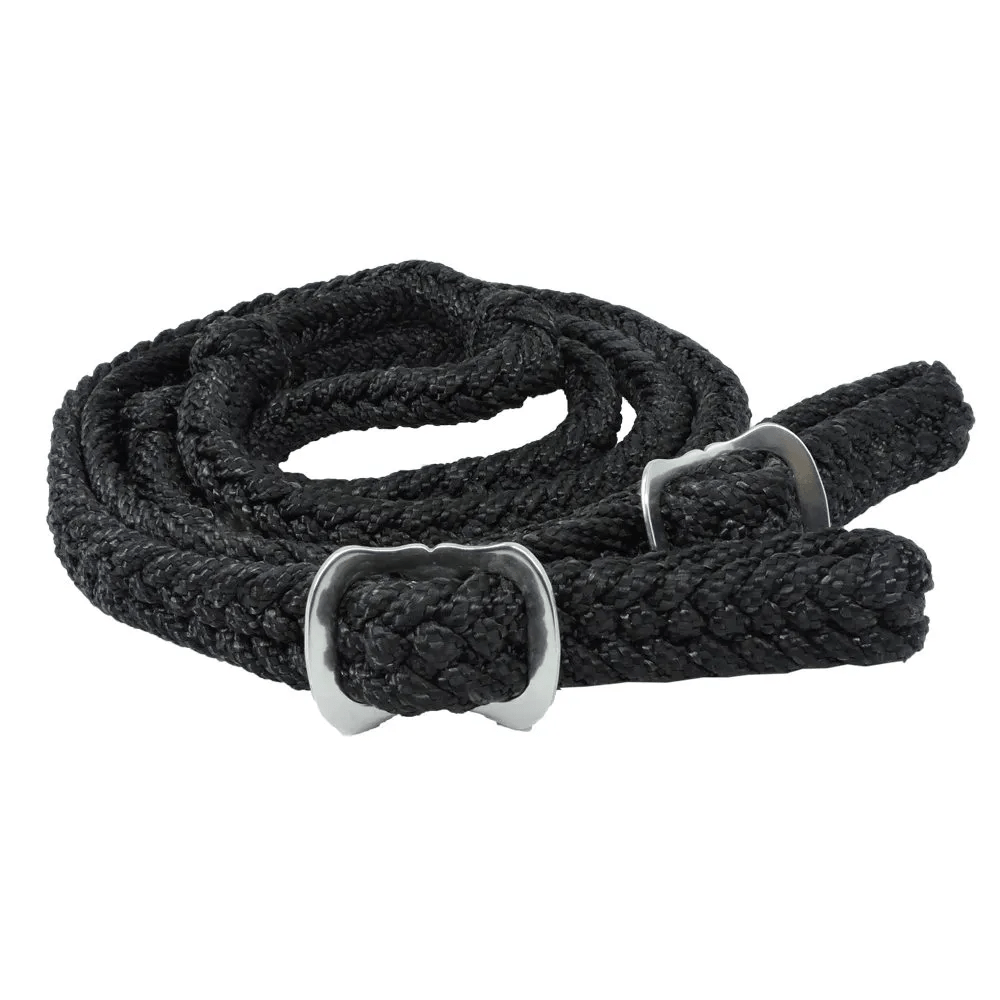 Rédea De Tambor De Nylon Preta - Boots Horse