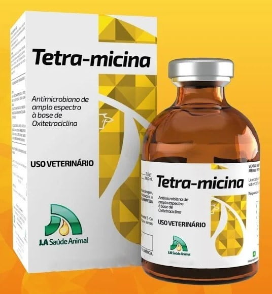 Tetra-micina 100ml - Ja Saúde Animal