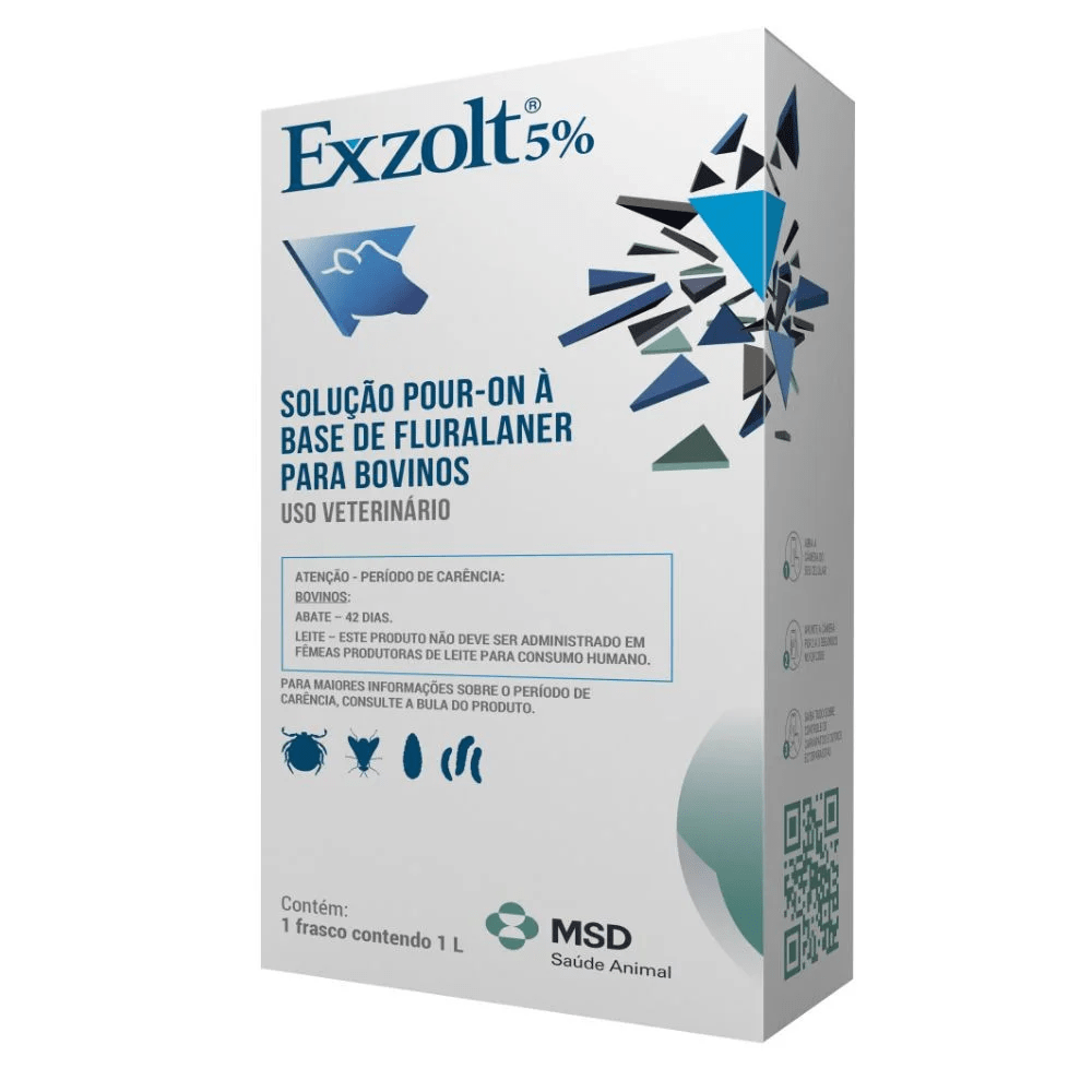 Exzolt 5% Pour-on 5l - Msd Saúde Animal