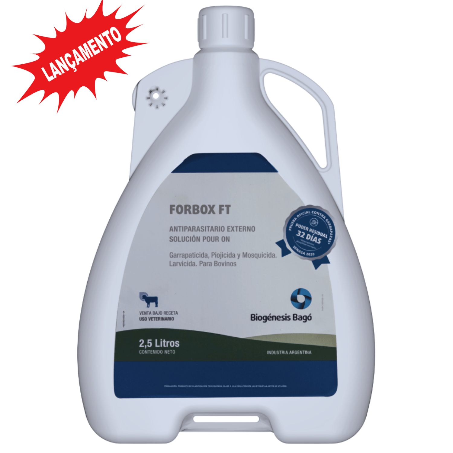 Forbox Ft 5lt Carrapaticida, Bernicida E Mosquicida- Biogenesis Bagó