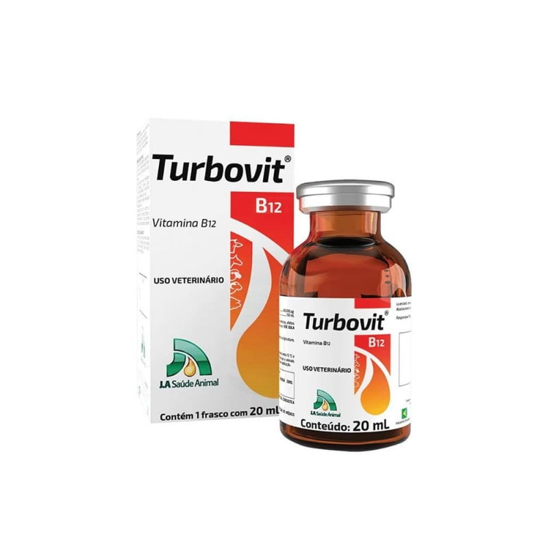 Turbovit B12 20ml - Ja Saúde Animal