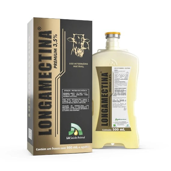 Longamectina Premium 3,5% 500ml - Ja Saúde Animal