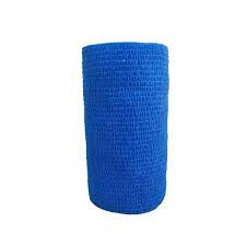 Bandagem Autoadesiva Flexível Azul 4,5mx10cm - Agrozootec