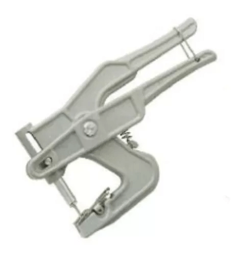 Aplicador De Brinco Impulse Fechamento Horizontal Cinza - Agrozootec