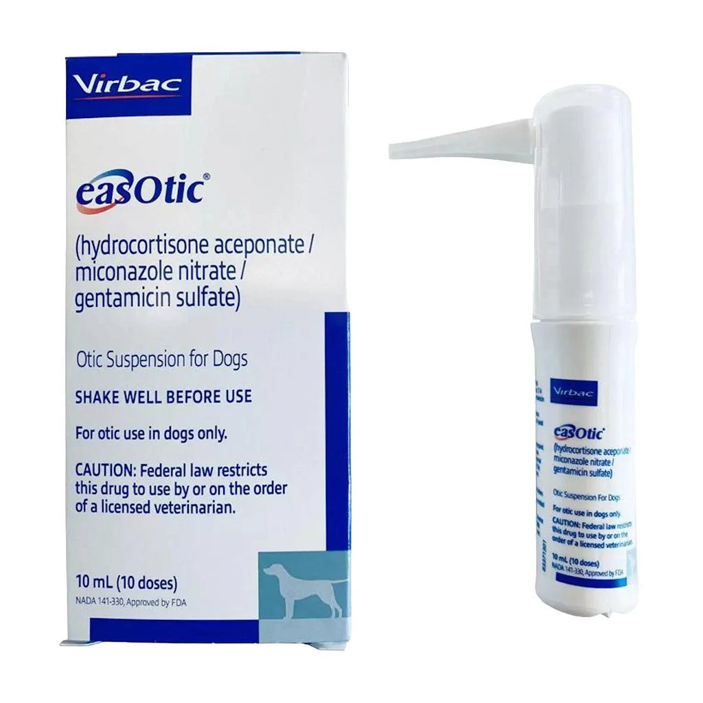 Easotic Suspensão Otológica Para Cães 10 Ml - Virbac