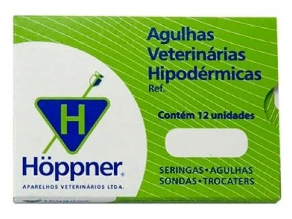 Agulha Hipodérmica 30x1,2mm (unitário) - Hoppner