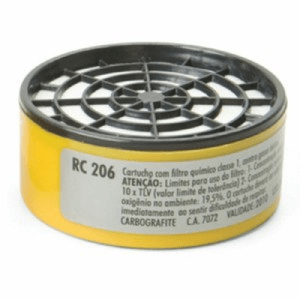 Filtro Cartucho Rc206 (tipo 1) Gases ácidos - Ca7072 - Carbografite
