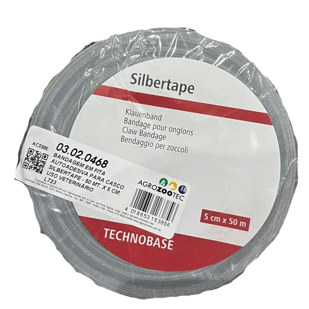 Fita Para Casco Silbertape 50x5 - Agrozootec