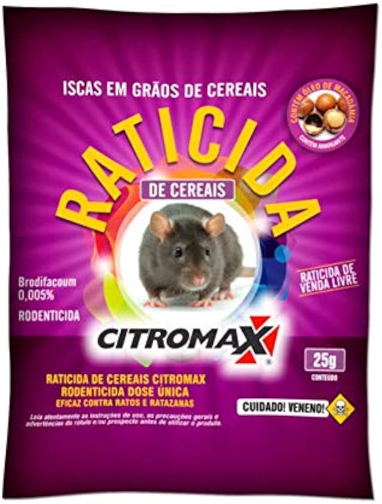 Raticida Grãos - Citromax
