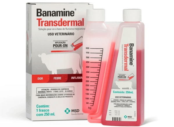 Banamine Transdermal Pour On 250ml - Msd