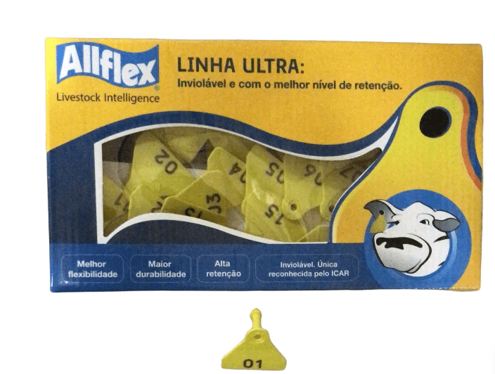 Brinco Grande C/num Amar C/25 - Allflex