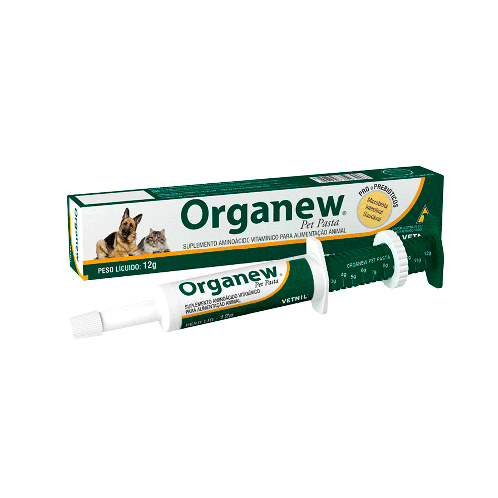 Organew Pet Pasta Para Cães E Gatos 12g - Vetnil
