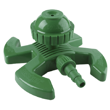 Aspersor Vulcão Verde C/base Esqui E Adapt. P/mangueira - Agrojet