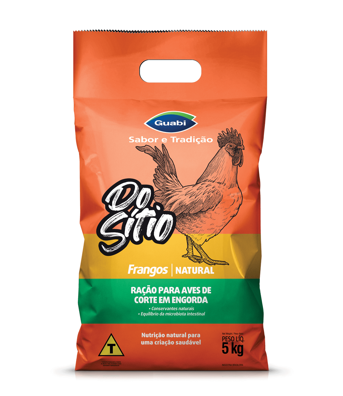 Ração Aves Frangos/engorda 5kg - Guabi