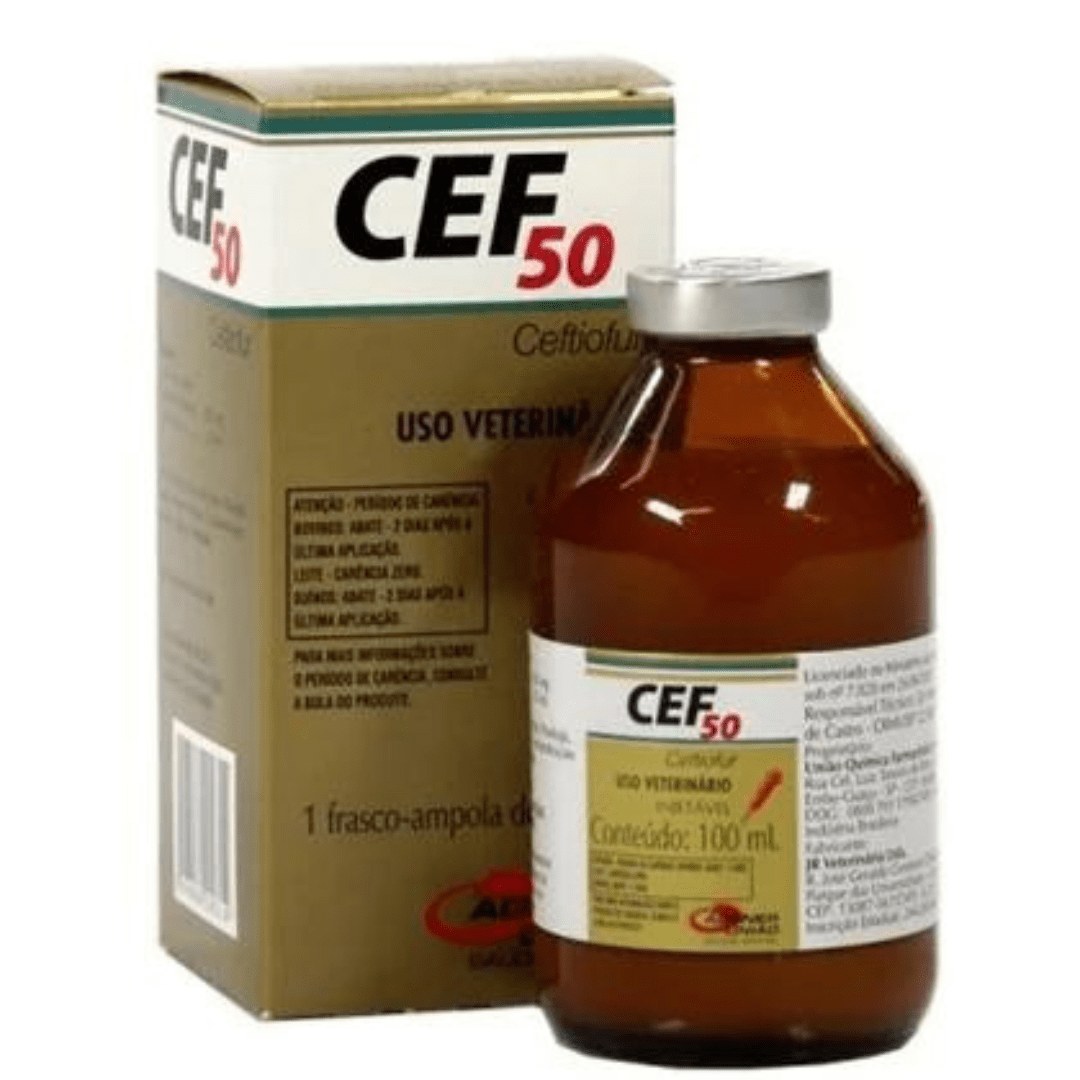 Cef 50 Inj 100ml - Agener União