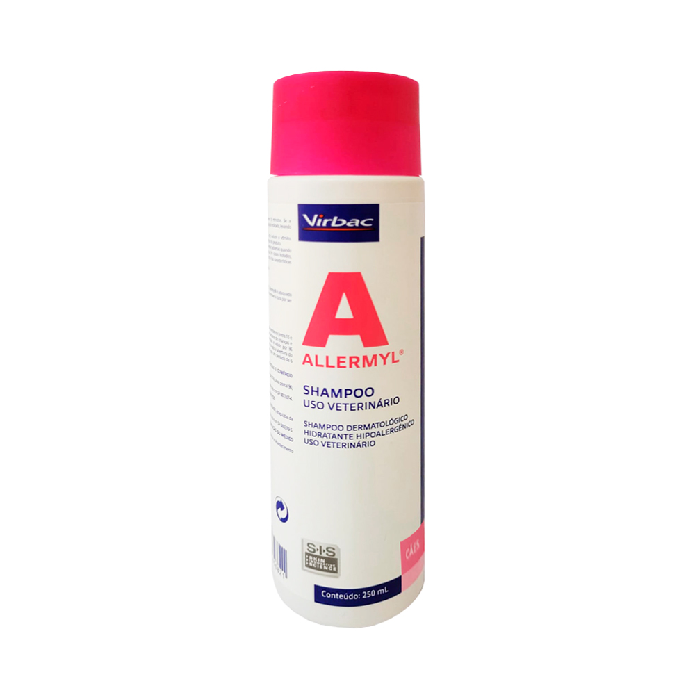 Allermyl Shampoo Dermatológico P/cães 250ml - Virbac