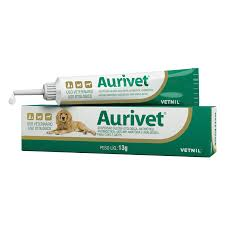 Aurivet Vetnil Pomada Otológica 13g - Vetnil