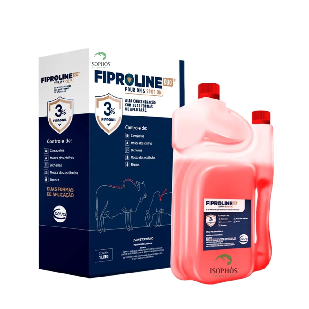 Fiproline Duo - Pour On 1 Litro - Ceva