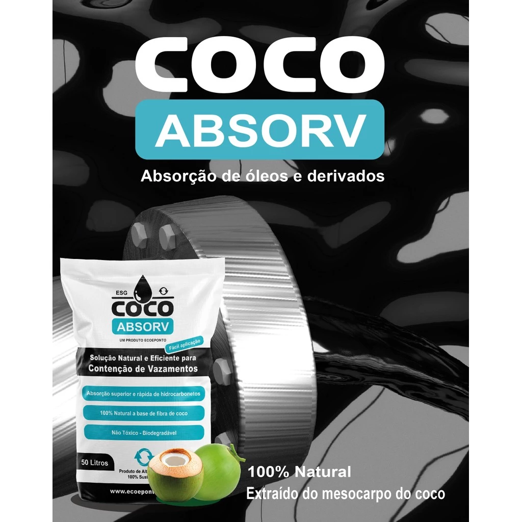 COCO ABSORV - 50L - SORVENTE DE FIBRA DE COCO