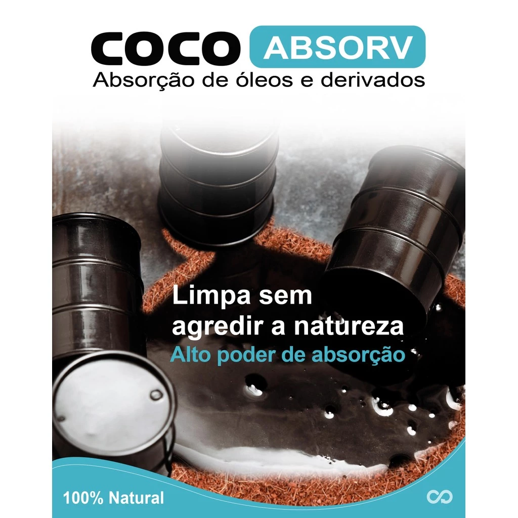 COCO ABSORV - 50L - SORVENTE DE FIBRA DE COCO