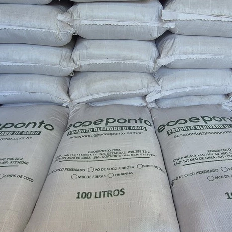 MIX DE FIBRA LAVADO 100L - HORTAS E PLANTAS ORNAMENTAIS