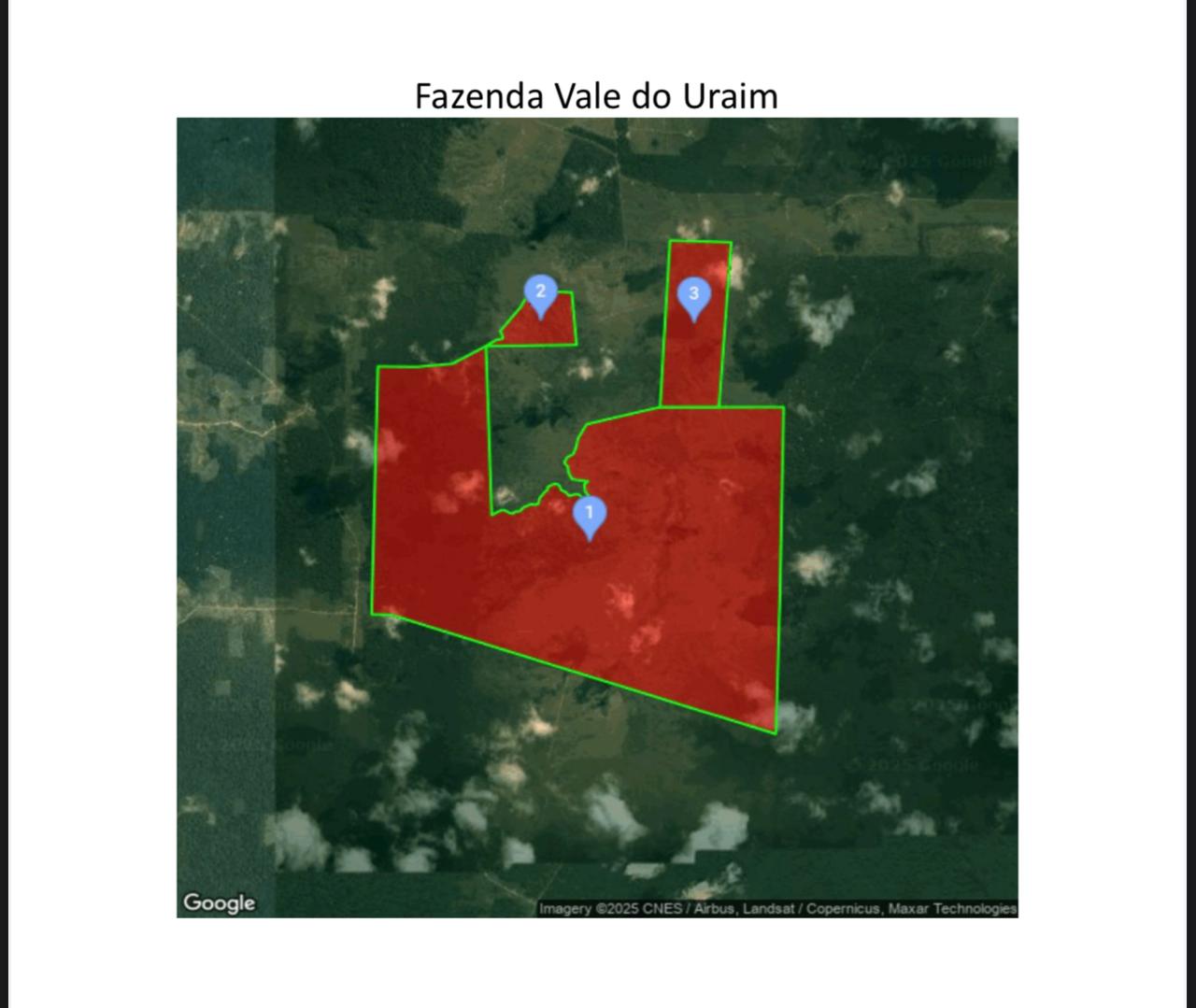 Fazenda Rio Grande + Vale do Uraim (-Área total: 6.595 hectares)