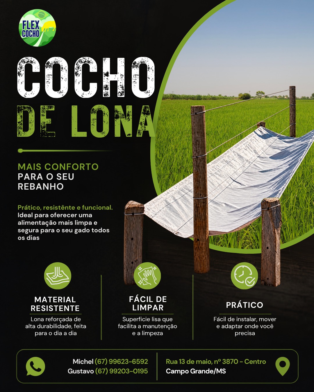 Cocho de Ráfia 5 metros linear