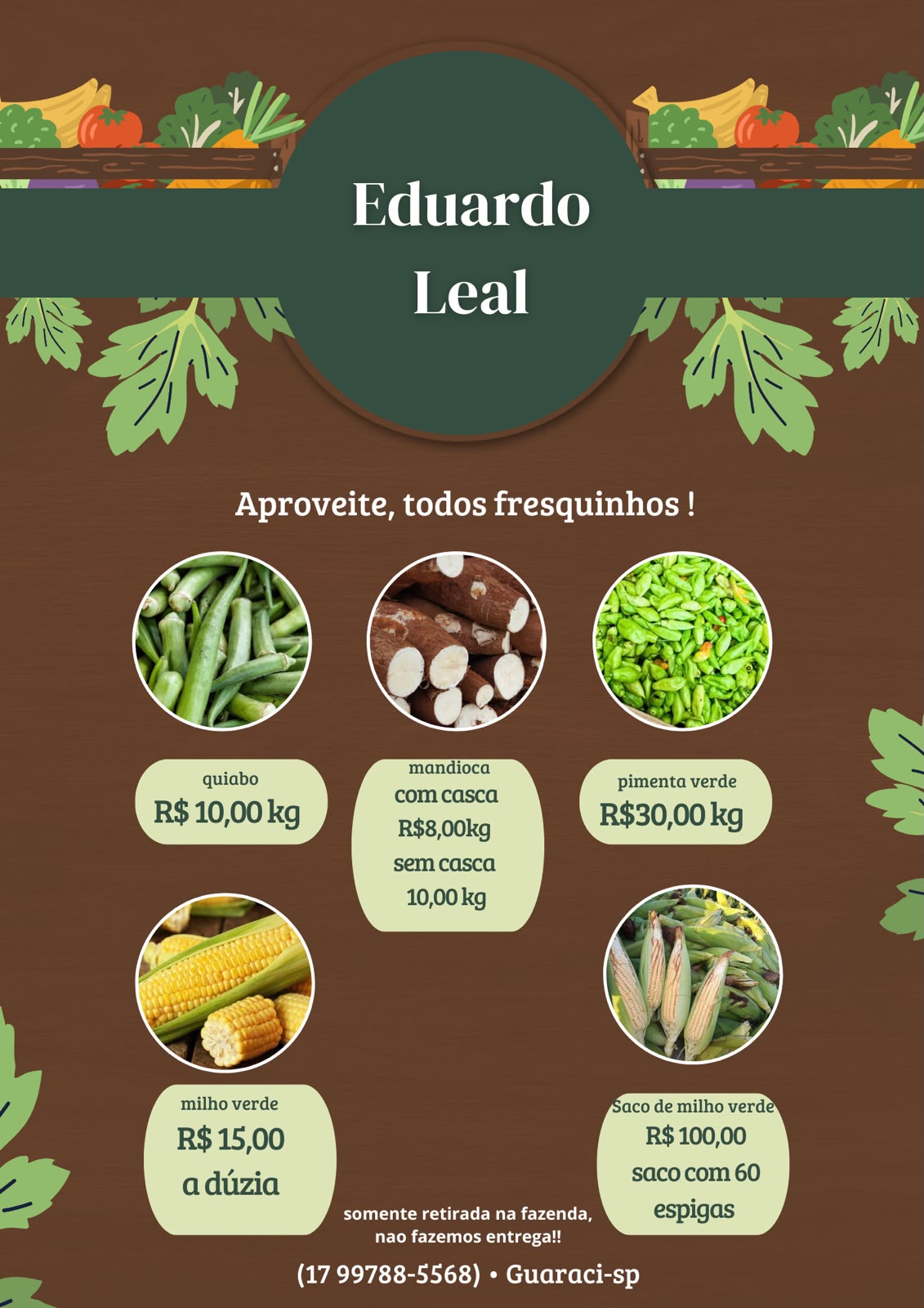 verduras no capricho